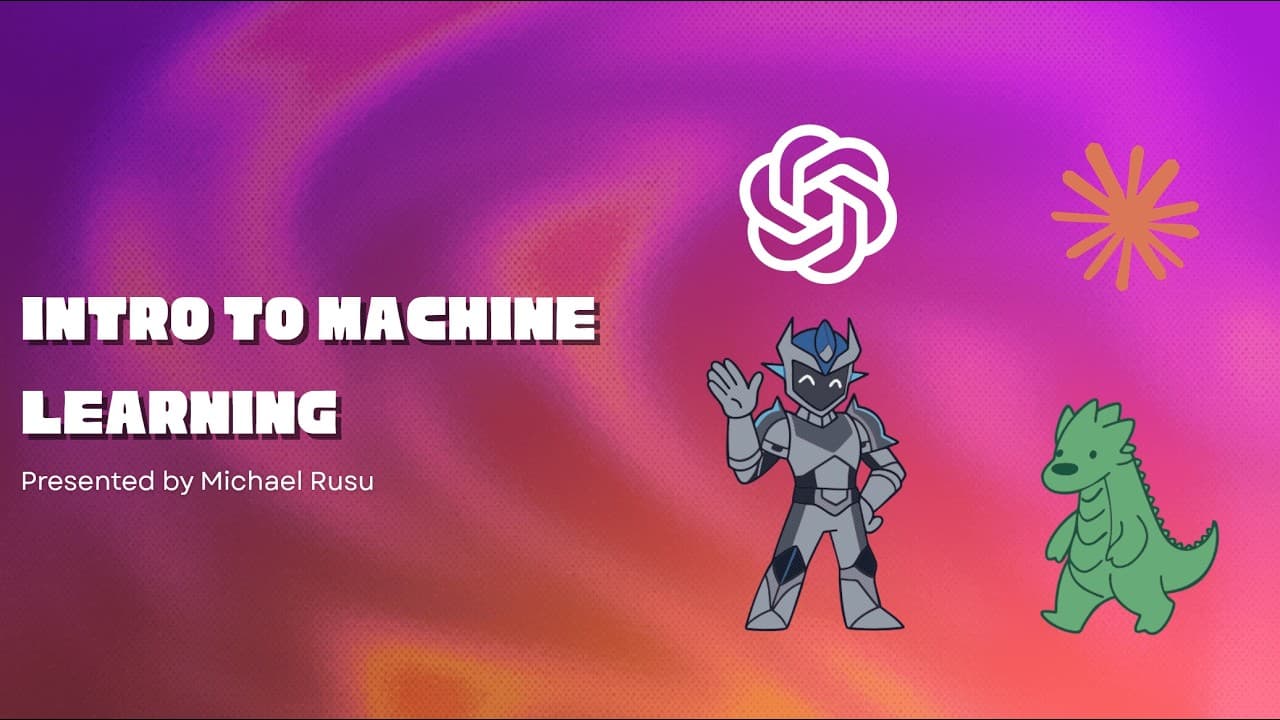 Intro to Machine Learning workshop thumbnail
