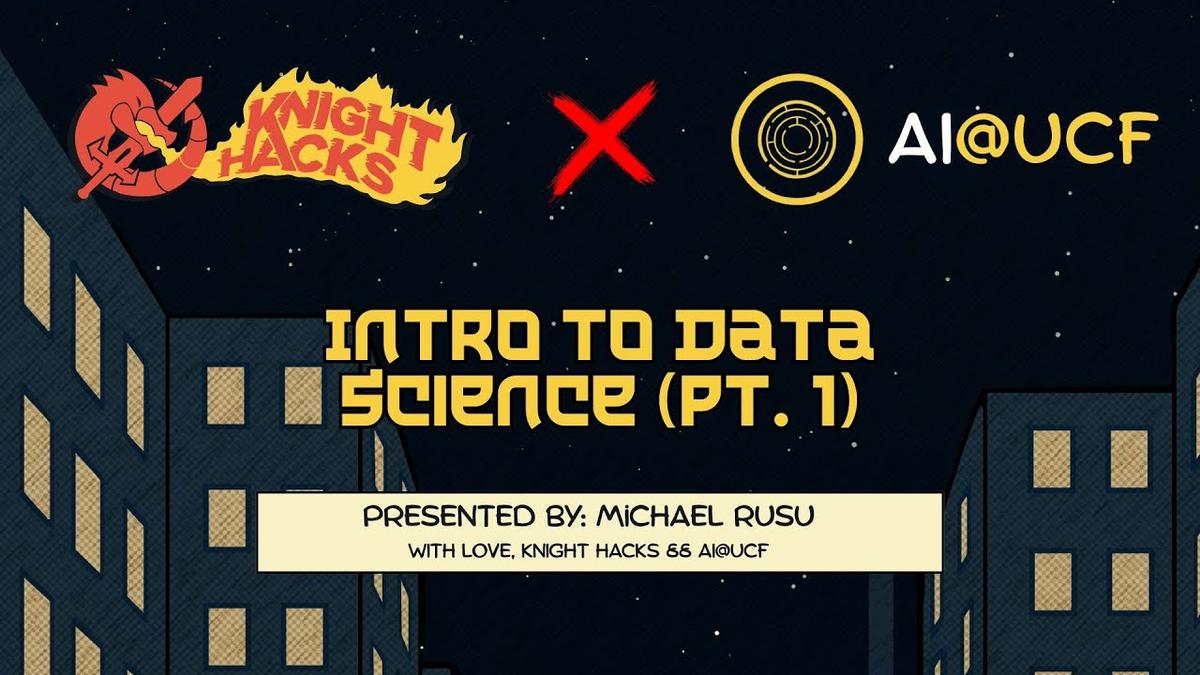 Intro to Data Science (Pt.1)