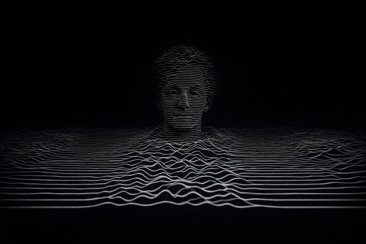 Contour-line portrait visualization of Michael